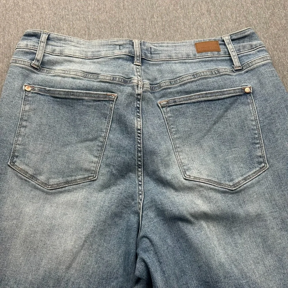 Judy Blue Slim‎ Bootcut Jeans Womens 18W Light Wash Stretch Blue Denim Pants